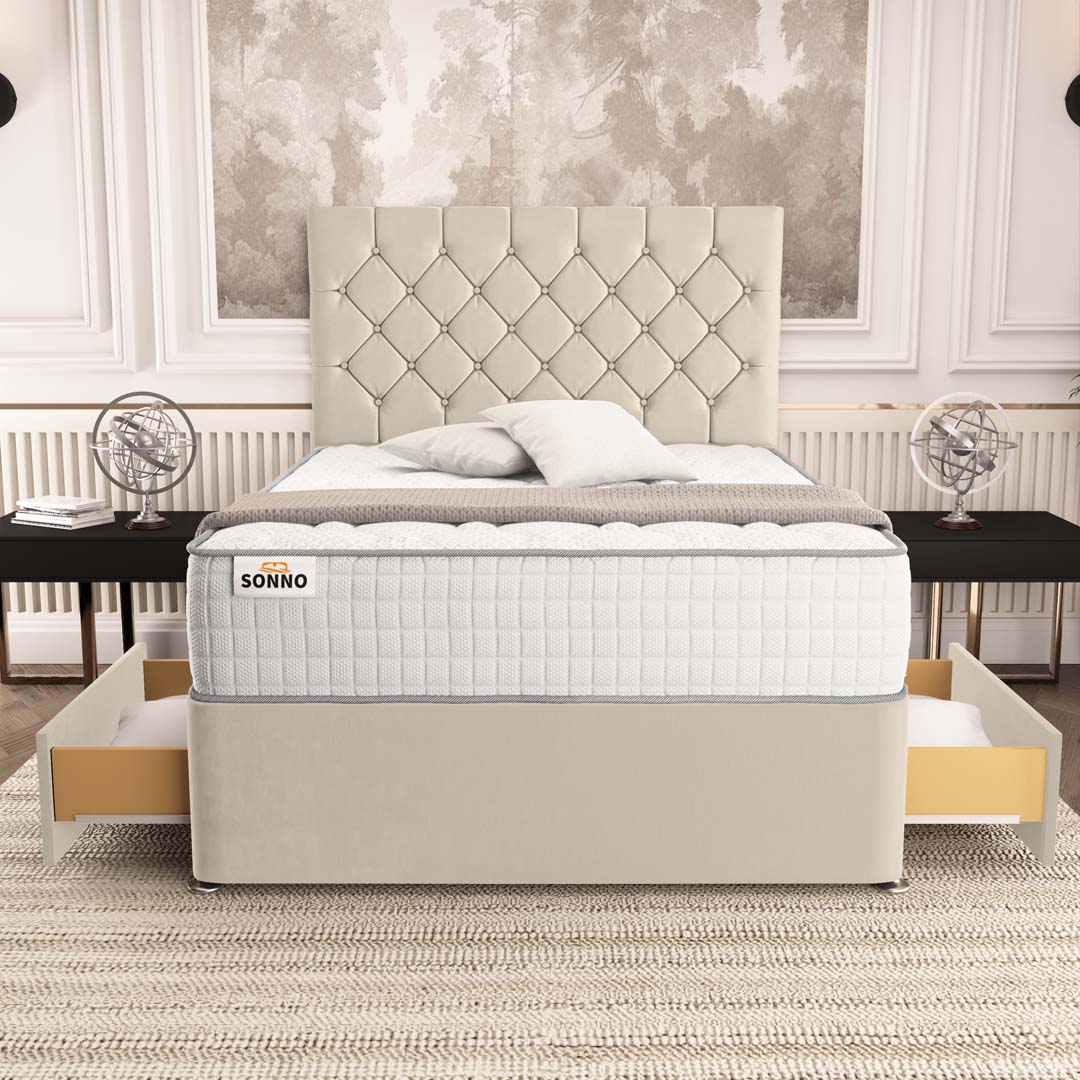 Seville Chesterfield Divan Bed