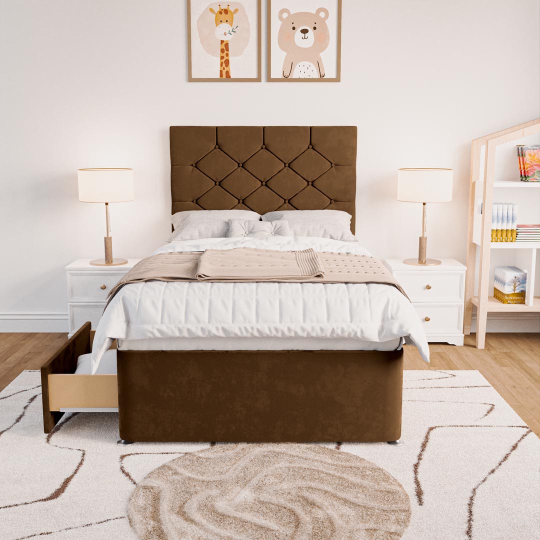 Seville Kids Chesterfield Divan Bed