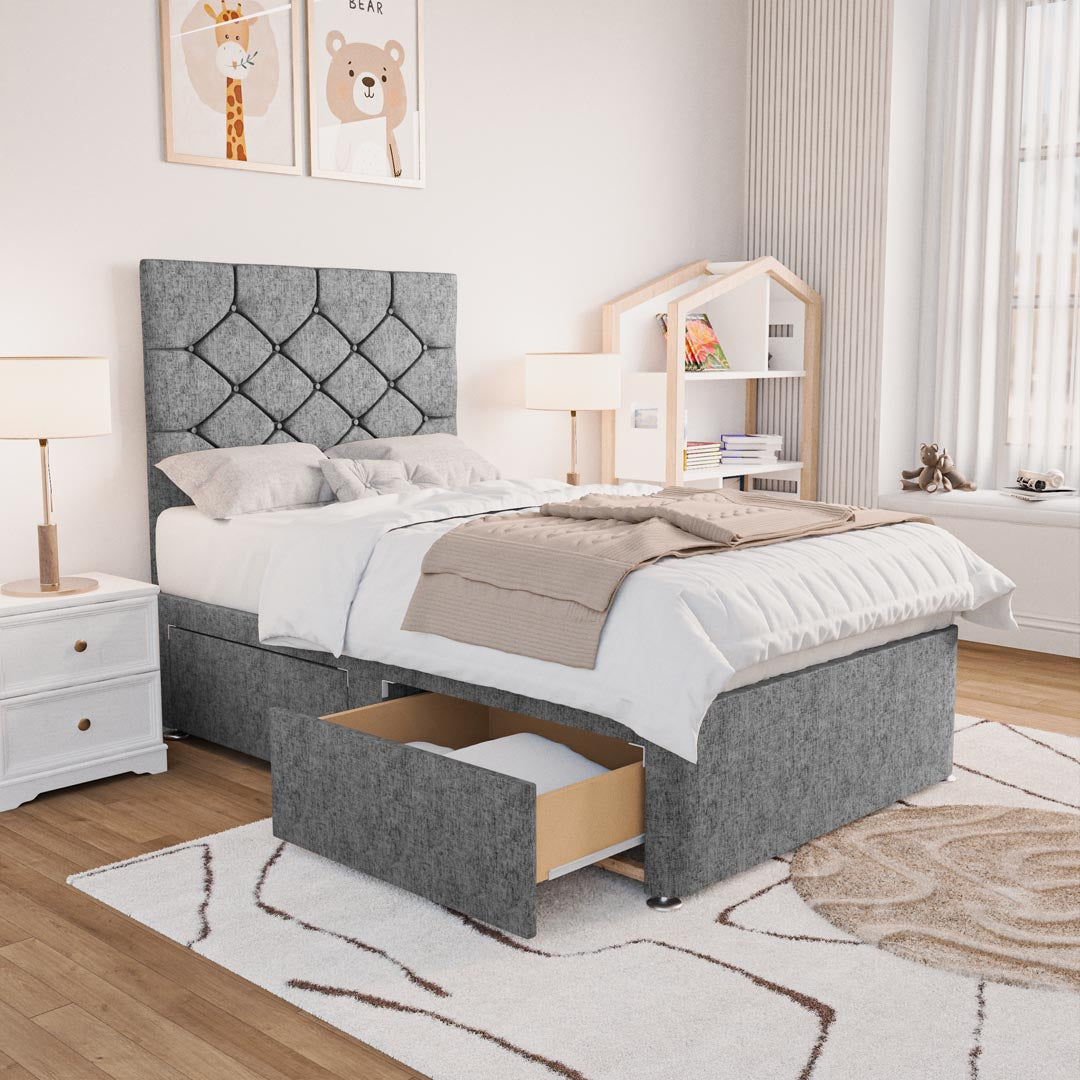 Seville Kids Chesterfield Divan Bed