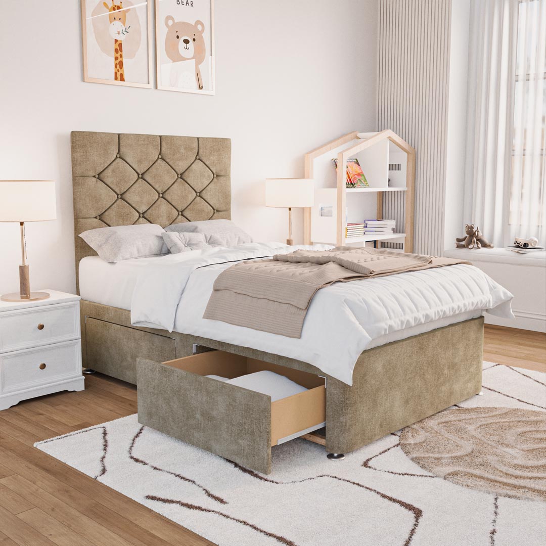 Seville Kids Chesterfield Divan Bed