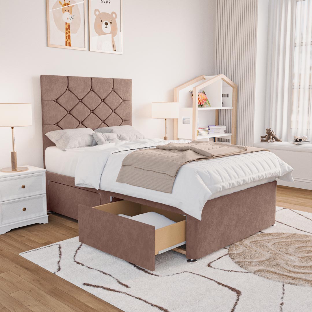 Seville Kids Chesterfield Divan Bed