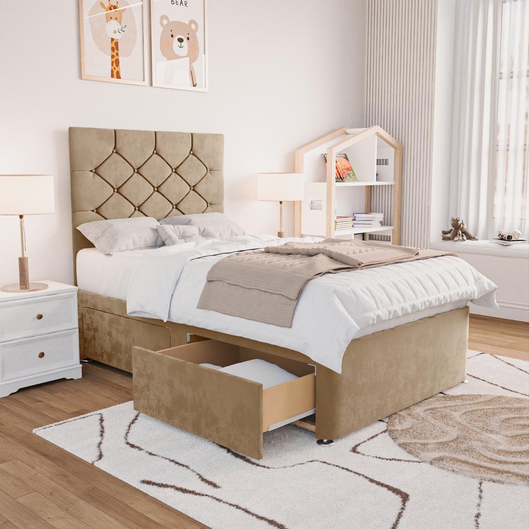 Seville Kids Chesterfield Divan Bed