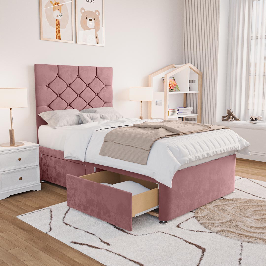 Seville Kids Chesterfield Divan Bed