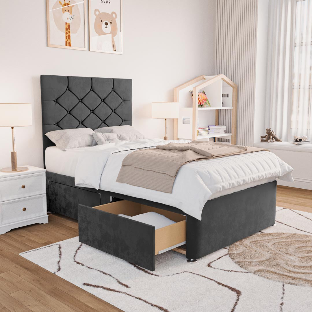 Seville Kids Chesterfield Divan Bed