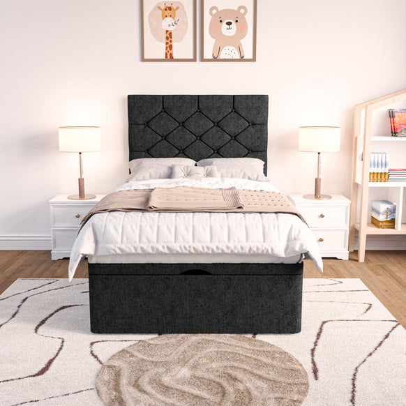 Seville Kids Chesterfield Ottoman Divan Bed