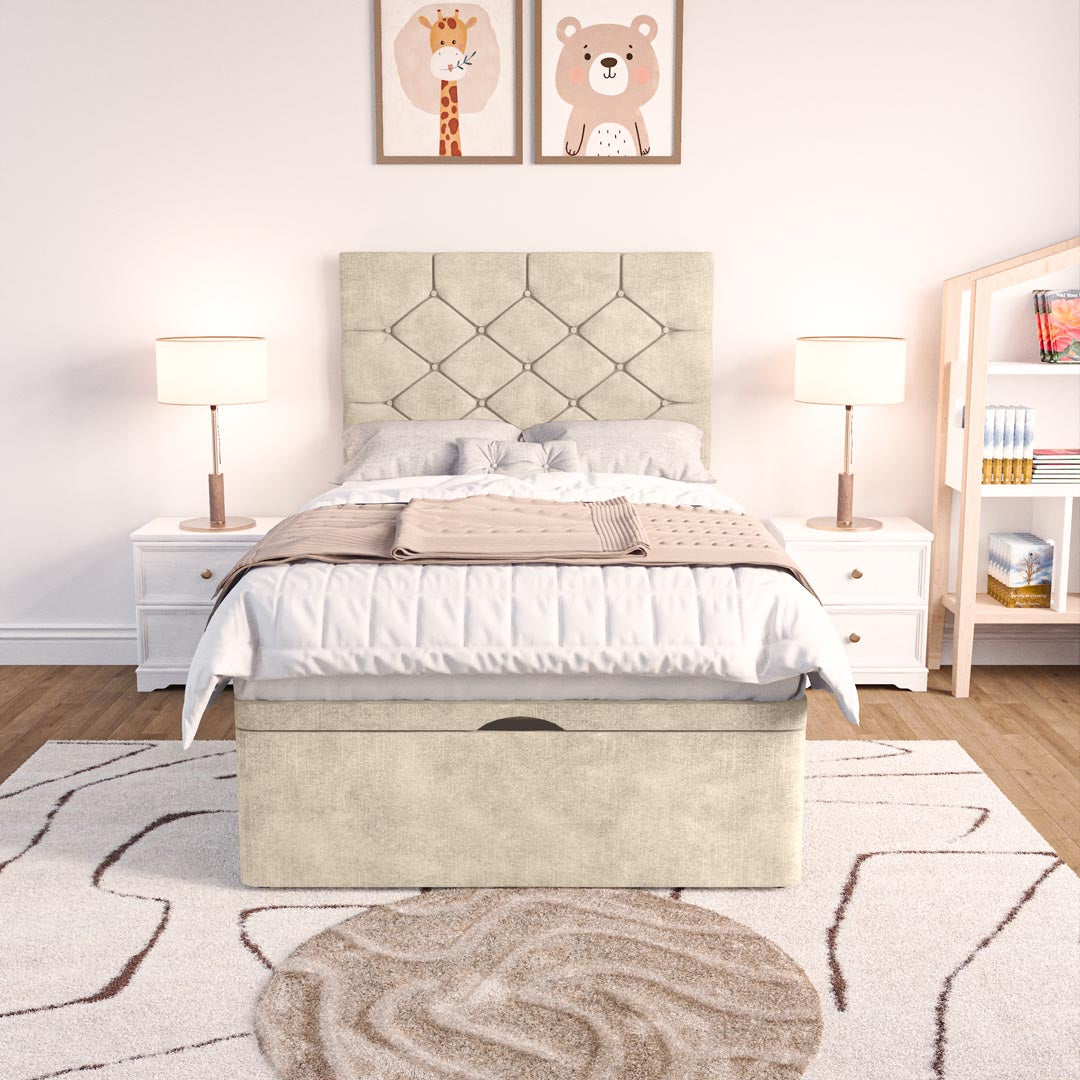 Seville Kids Chesterfield Ottoman Divan Bed