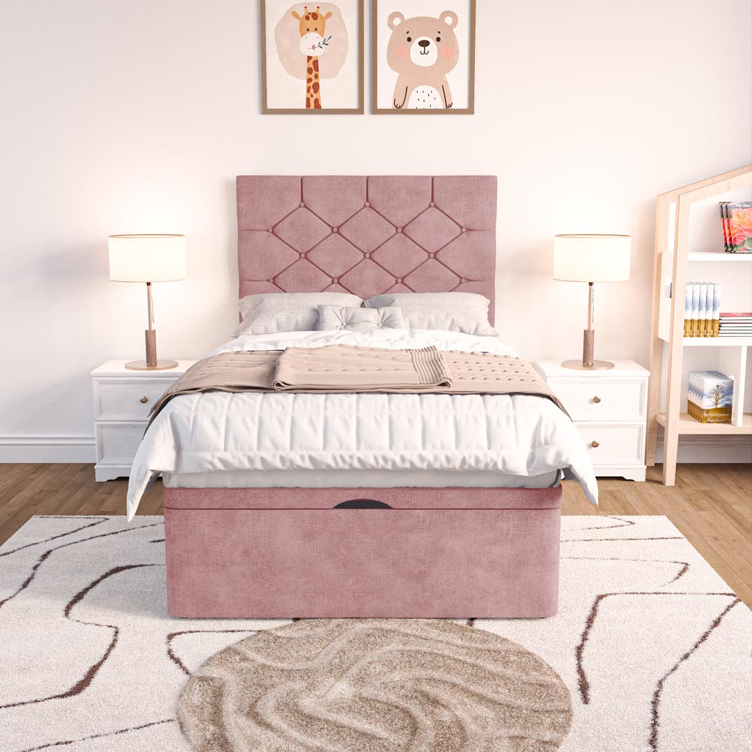 Seville Kids Chesterfield Ottoman Divan Bed