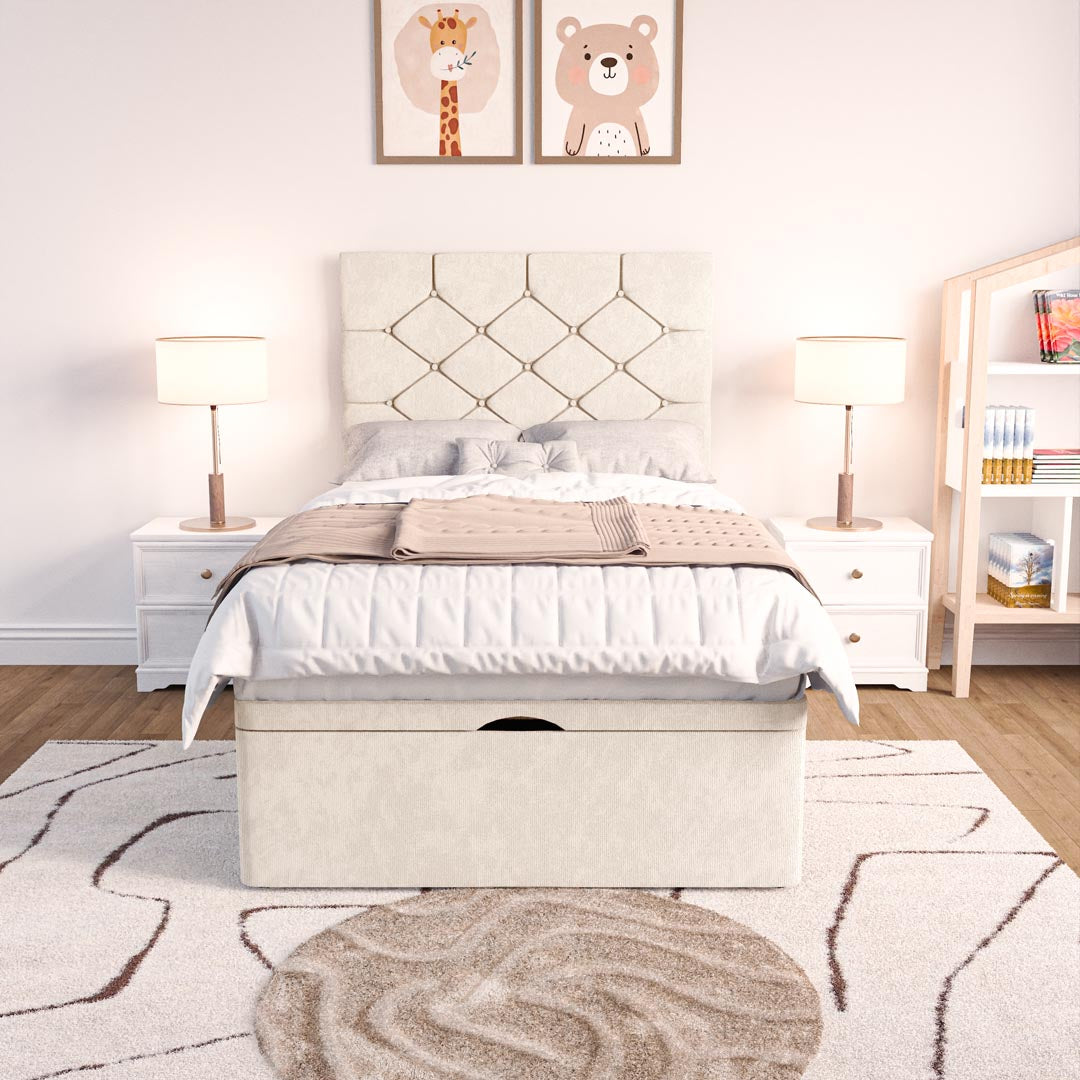 Seville Kids Chesterfield Ottoman Divan Bed
