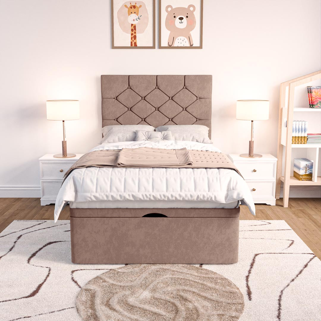 Seville Kids Chesterfield Ottoman Divan Bed