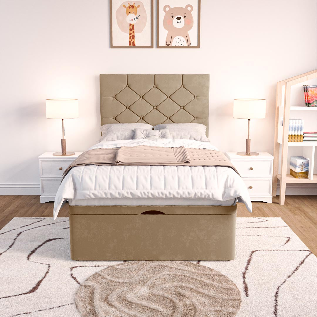 Seville Kids Chesterfield Ottoman Divan Bed