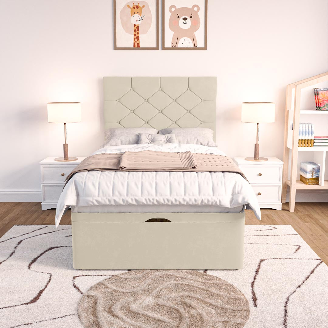 Seville Kids Chesterfield Ottoman Divan Bed