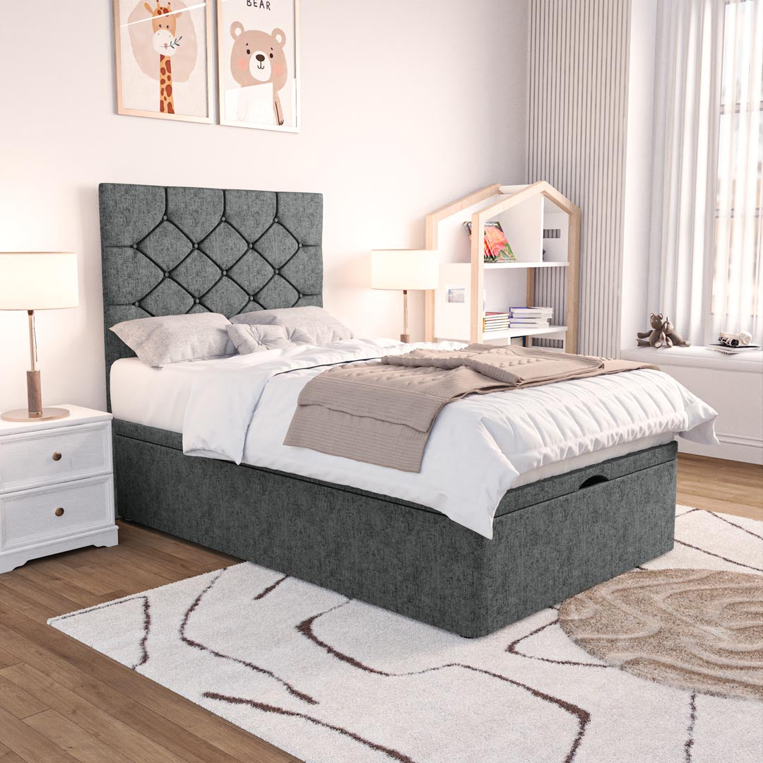 Seville Kids Chesterfield Ottoman Divan Bed