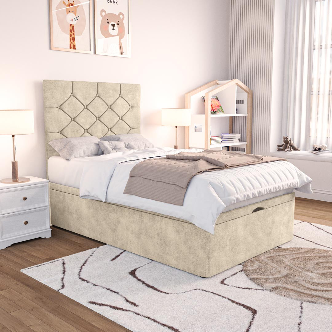 Seville Kids Chesterfield Ottoman Divan Bed