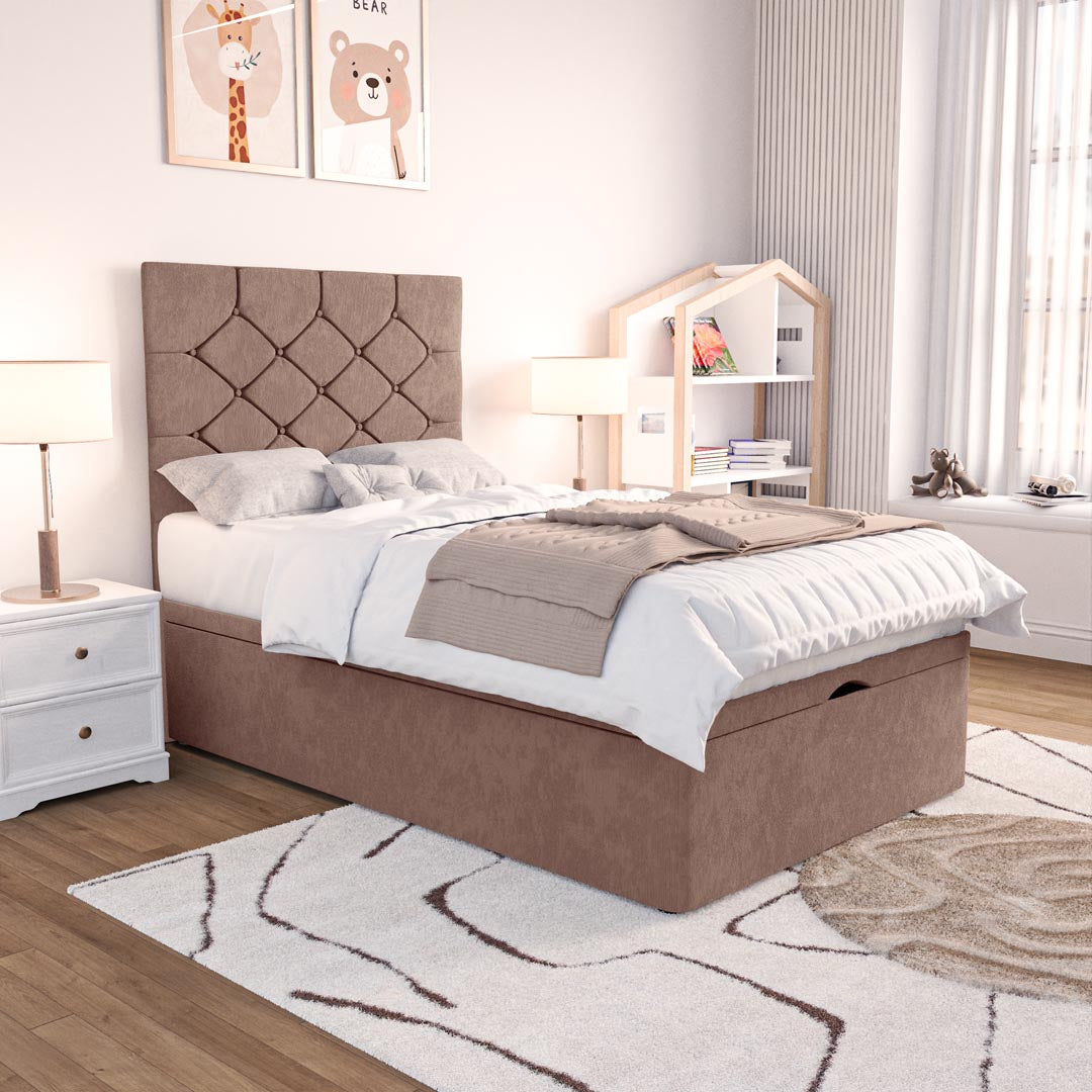 Seville Kids Chesterfield Ottoman Divan Bed