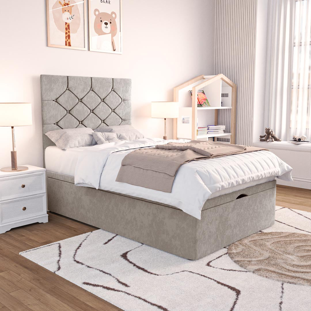 Seville Kids Chesterfield Ottoman Divan Bed