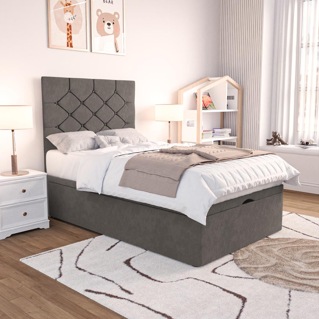 Seville Kids Chesterfield Ottoman Divan Bed
