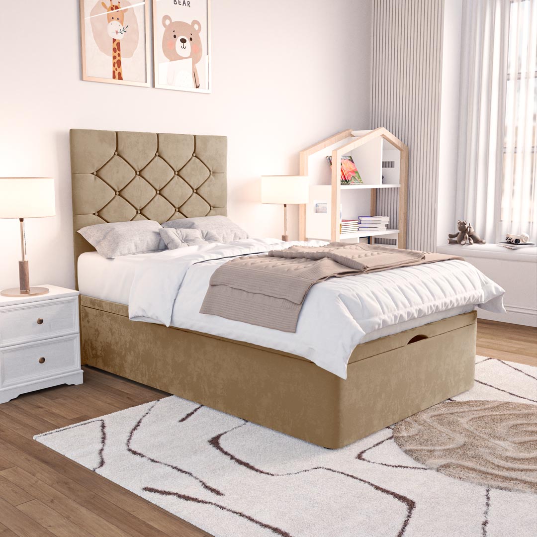 Seville Kids Chesterfield Ottoman Divan Bed