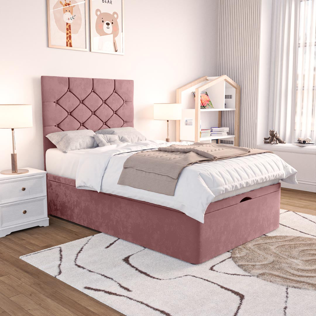Seville Kids Chesterfield Ottoman Divan Bed