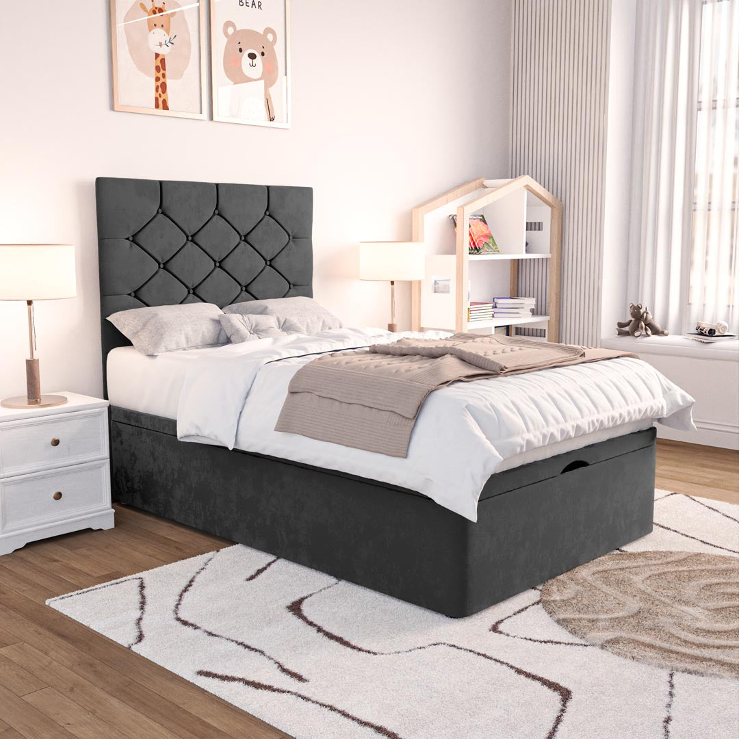 Seville Kids Chesterfield Ottoman Divan Bed