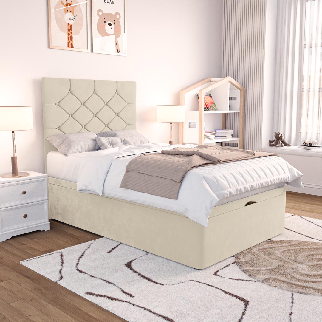 Seville Kids Chesterfield Ottoman Divan Bed