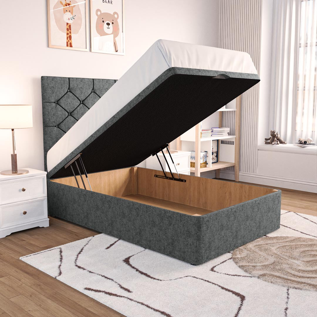 Seville Kids Chesterfield Ottoman Divan Bed