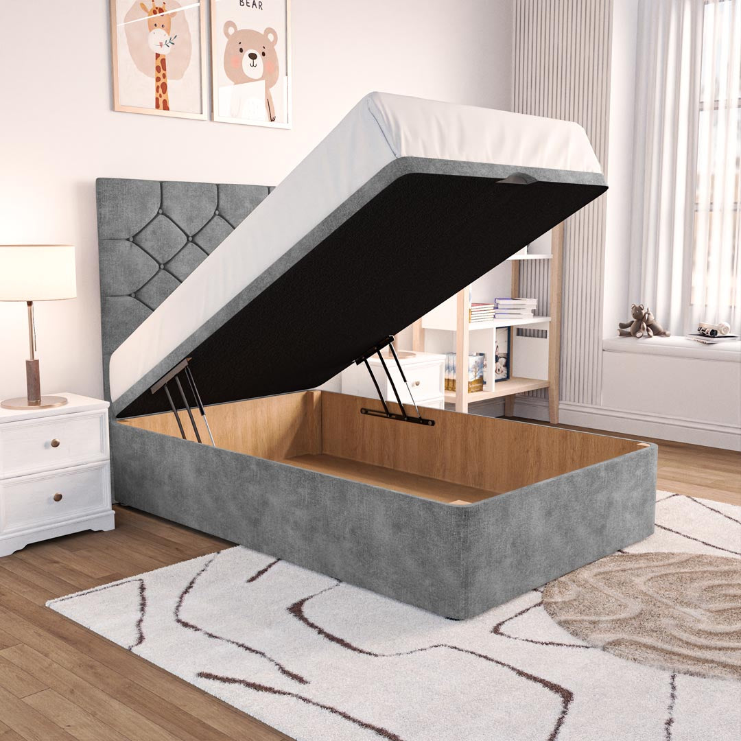 Seville Kids Chesterfield Ottoman Divan Bed