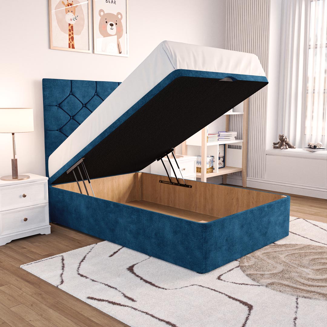 Seville Kids Chesterfield Ottoman Divan Bed