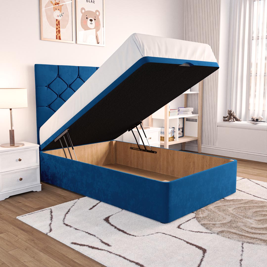 Seville Kids Chesterfield Ottoman Divan Bed