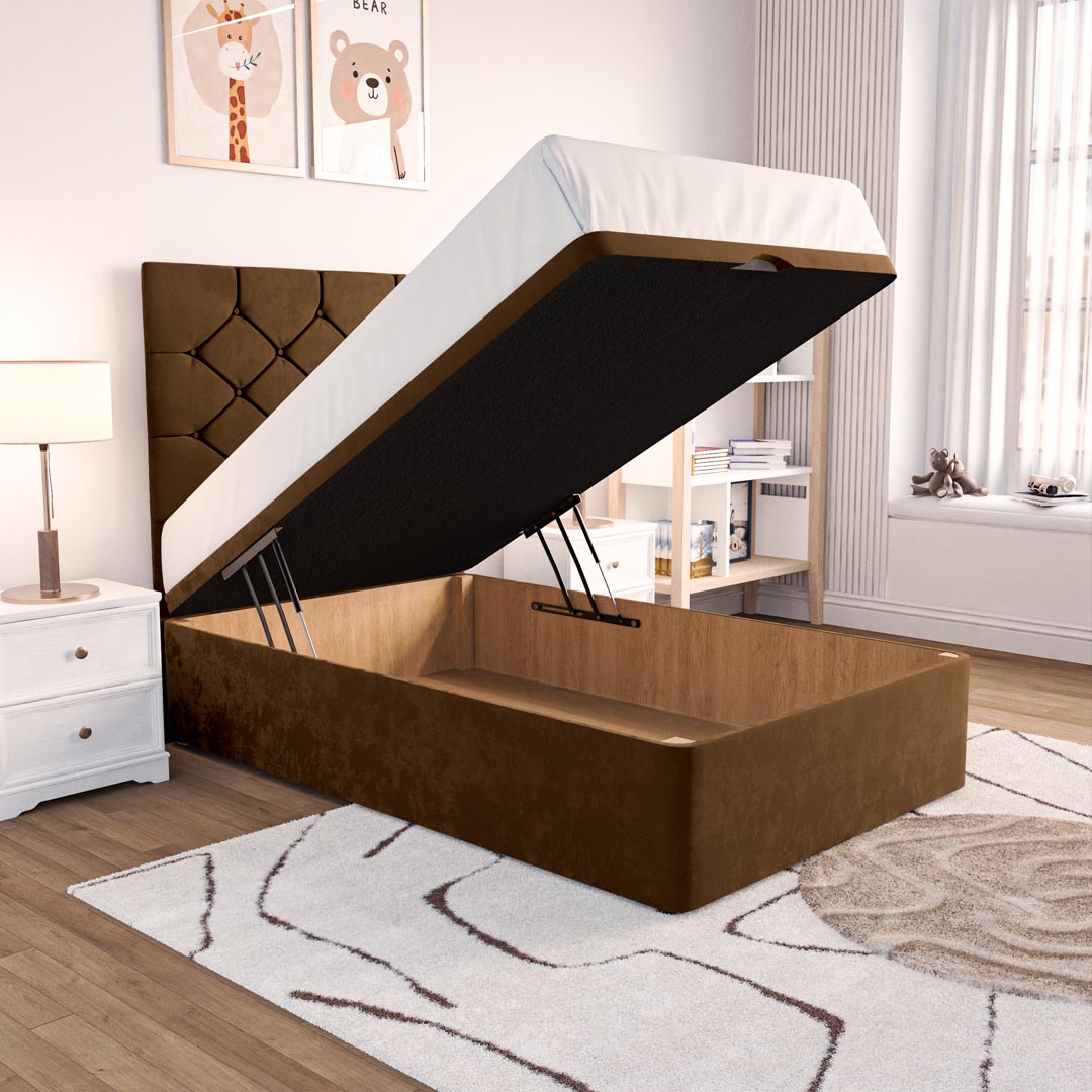 Seville Kids Chesterfield Ottoman Divan Bed