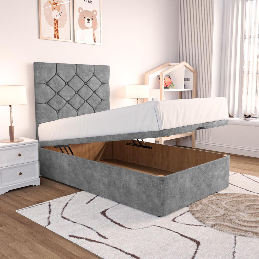 Seville Kids Chesterfield Ottoman Divan Bed