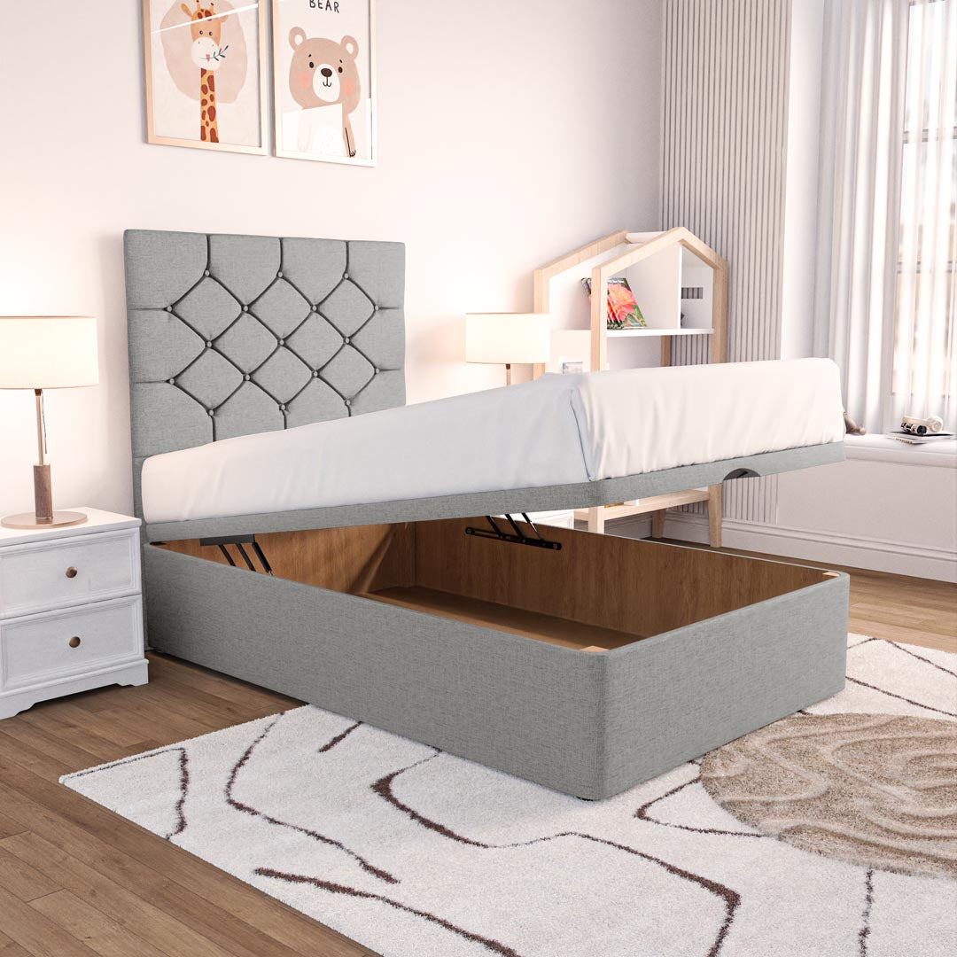 Seville Kids Chesterfield Ottoman Divan Bed
