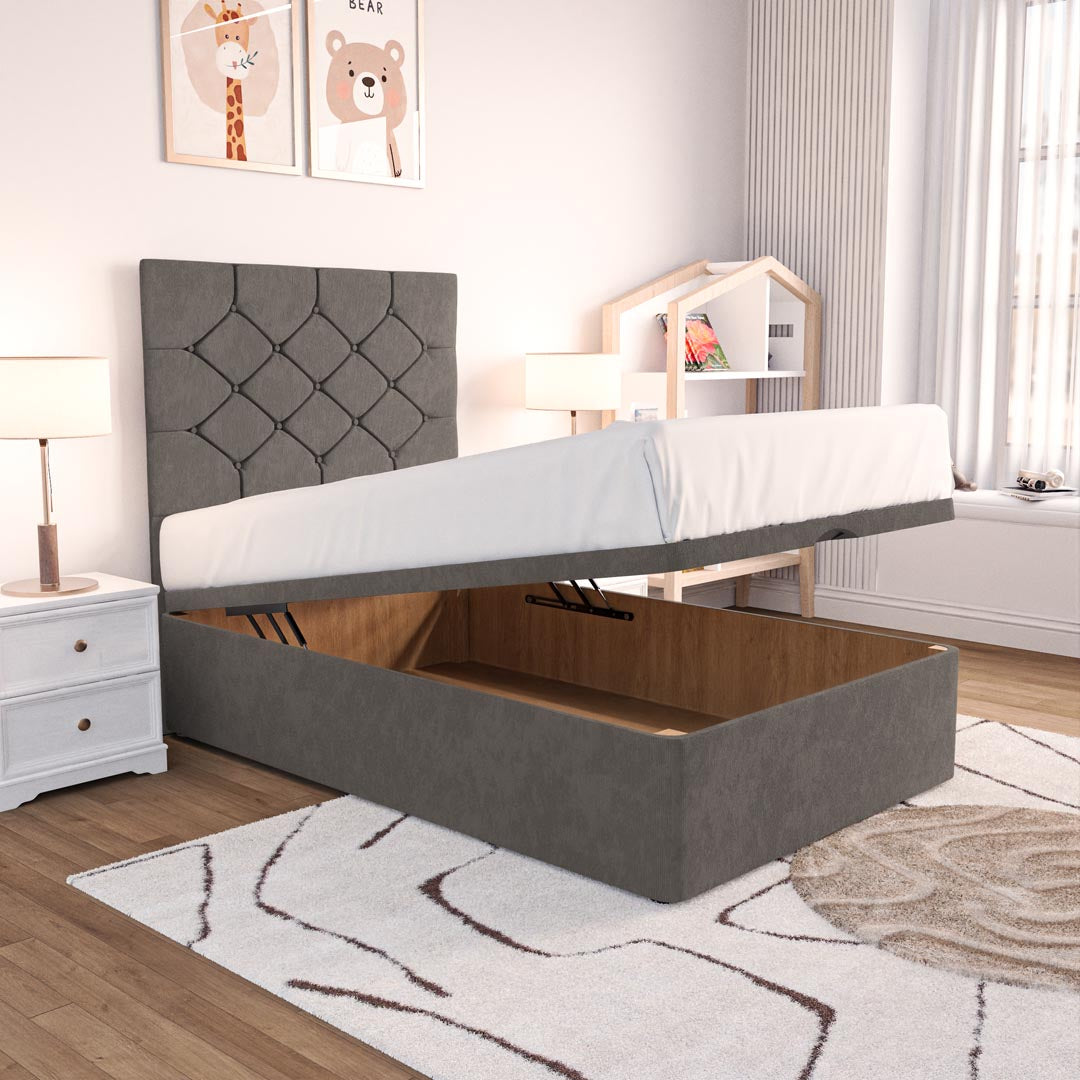 Seville Kids Chesterfield Ottoman Divan Bed