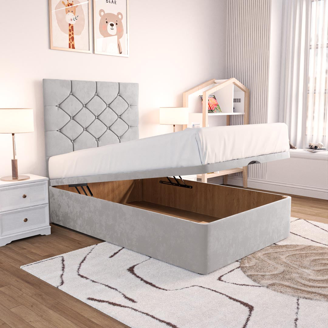 Seville Kids Chesterfield Ottoman Divan Bed