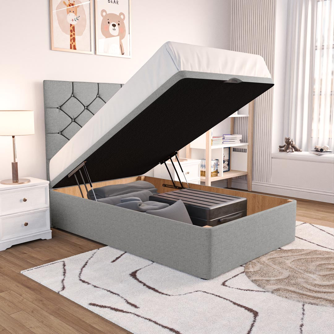 Seville Kids Chesterfield Ottoman Divan Bed