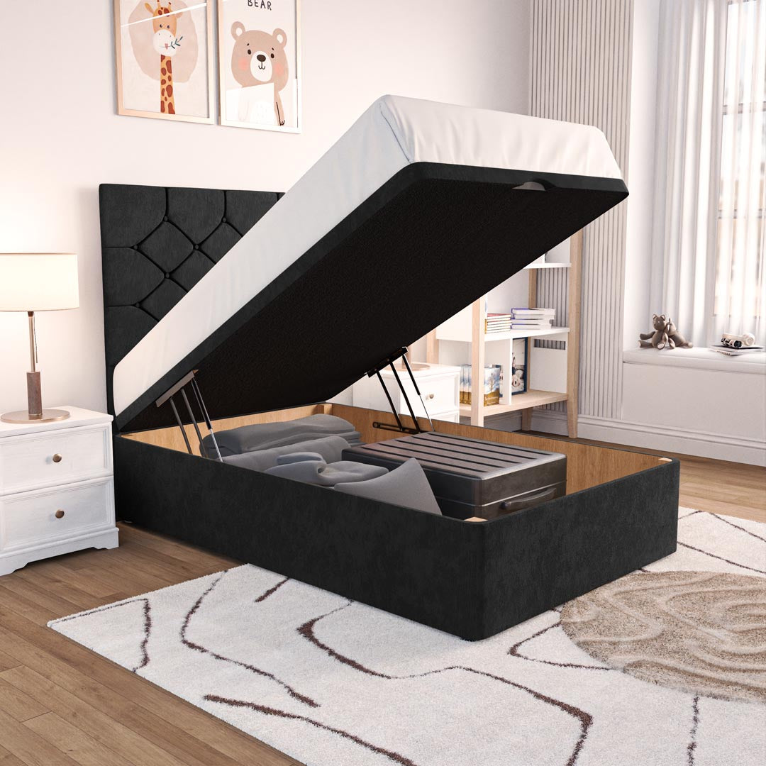 Seville Kids Chesterfield Ottoman Divan Bed