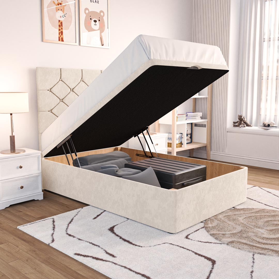 Seville Kids Chesterfield Ottoman Divan Bed