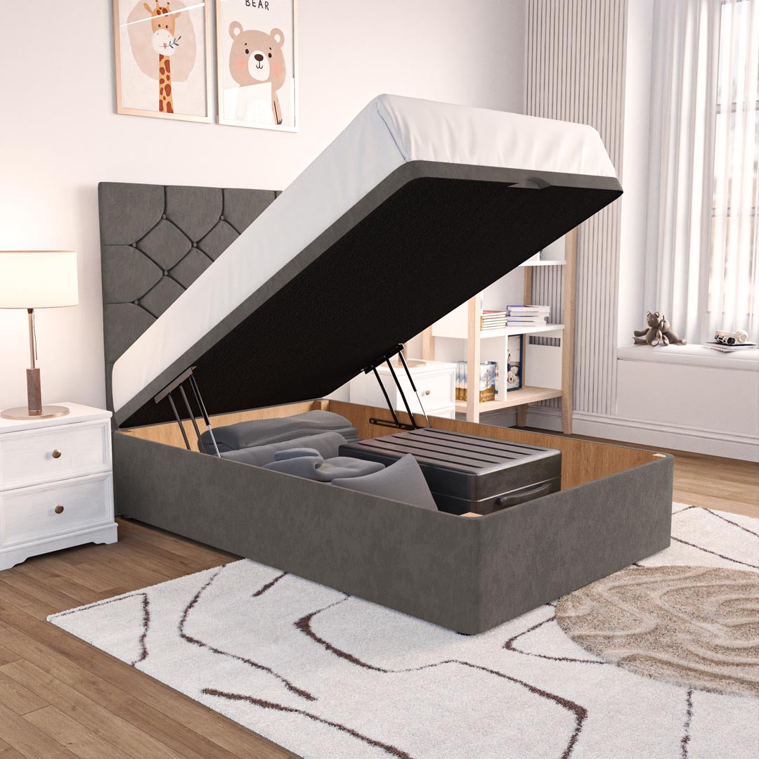 Seville Kids Chesterfield Ottoman Divan Bed