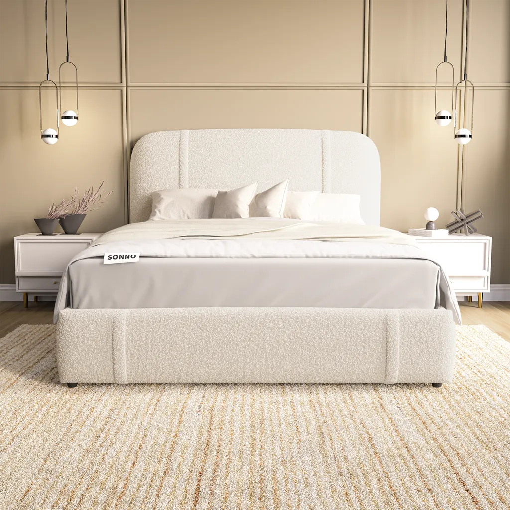 Sienna Upholstered Ottoman Bed