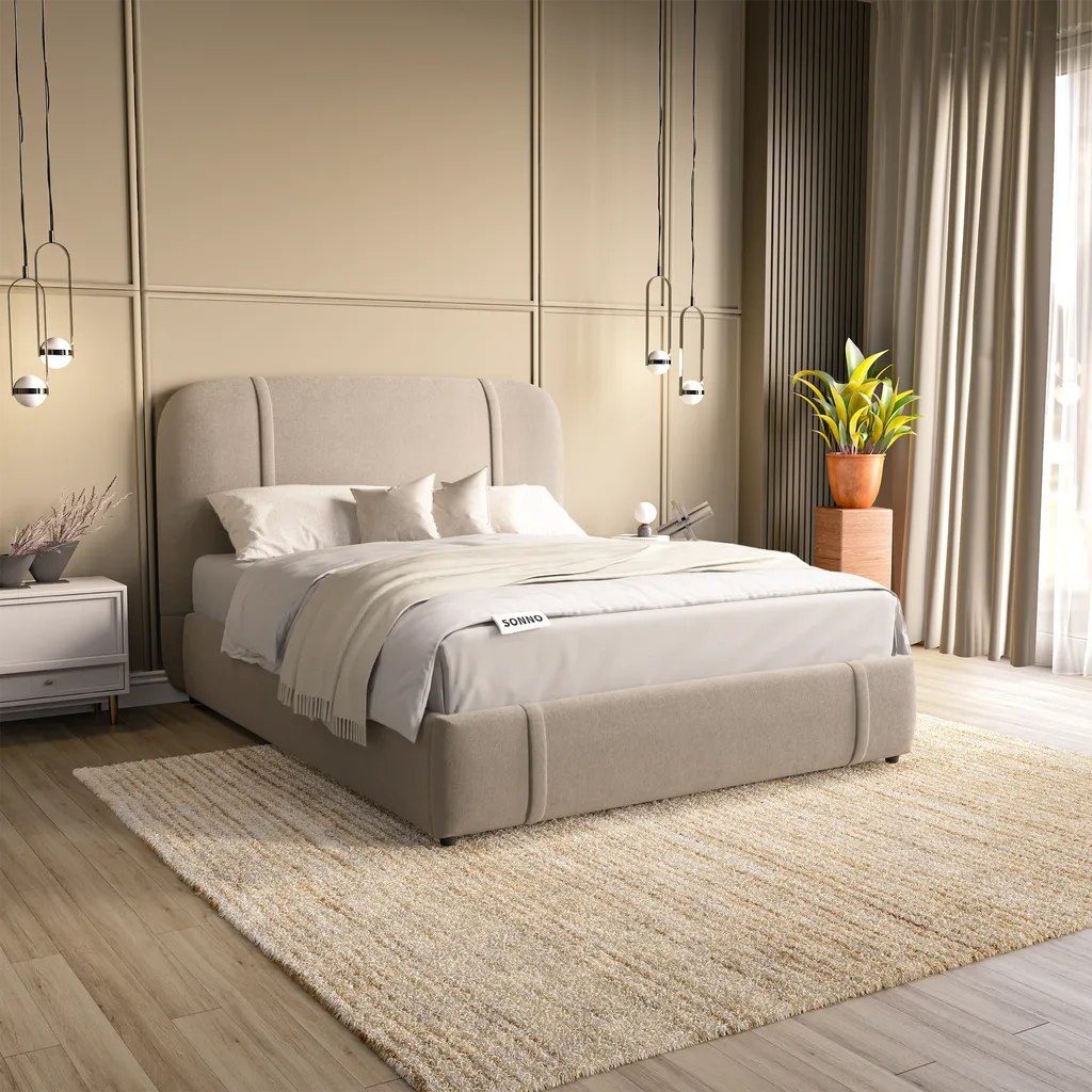 Sienna Upholstered Ottoman Bed