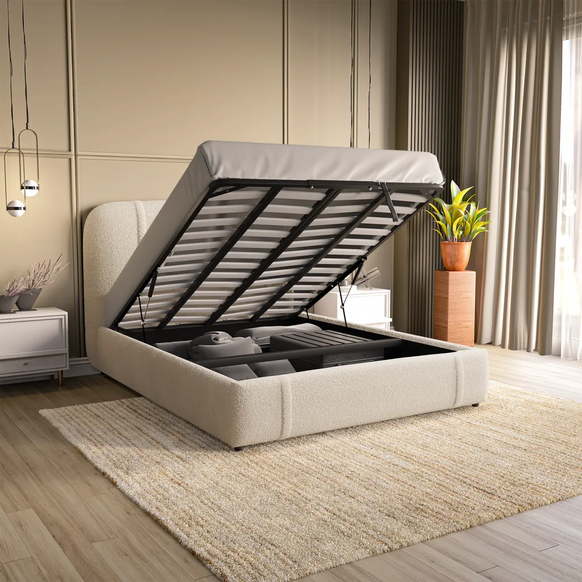 Sienna Upholstered Ottoman Bed