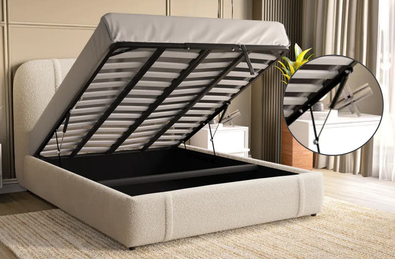 Gas-Lift Opening Mechanism