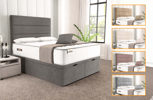 Lima Ottoman Divan Bed - Blue Coniston – Sonno