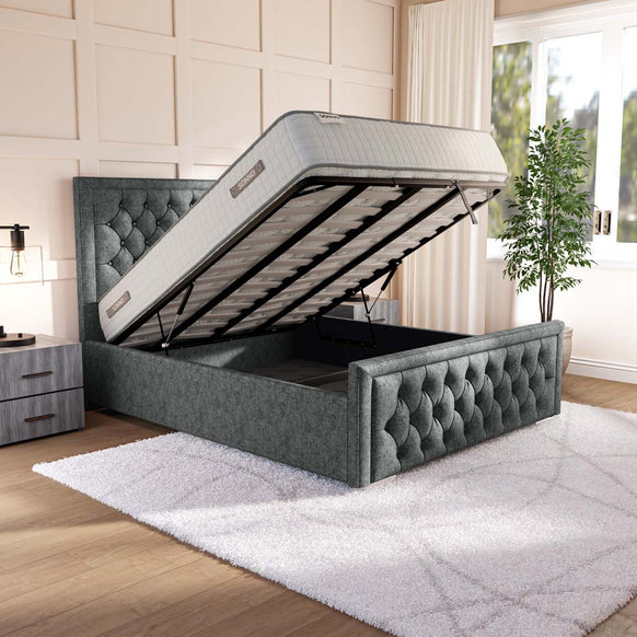Valencia Upholstered Ottoman Bed