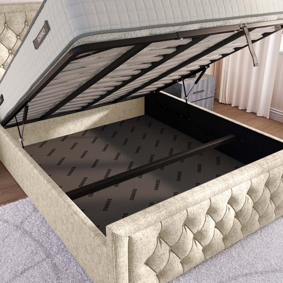 Valencia Upholstered Ottoman Bed