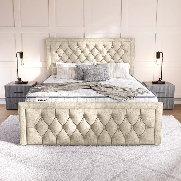 Valencia Upholstered Ottoman Bed