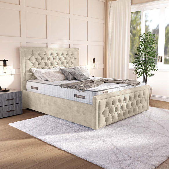 Valencia Upholstered Ottoman Bed