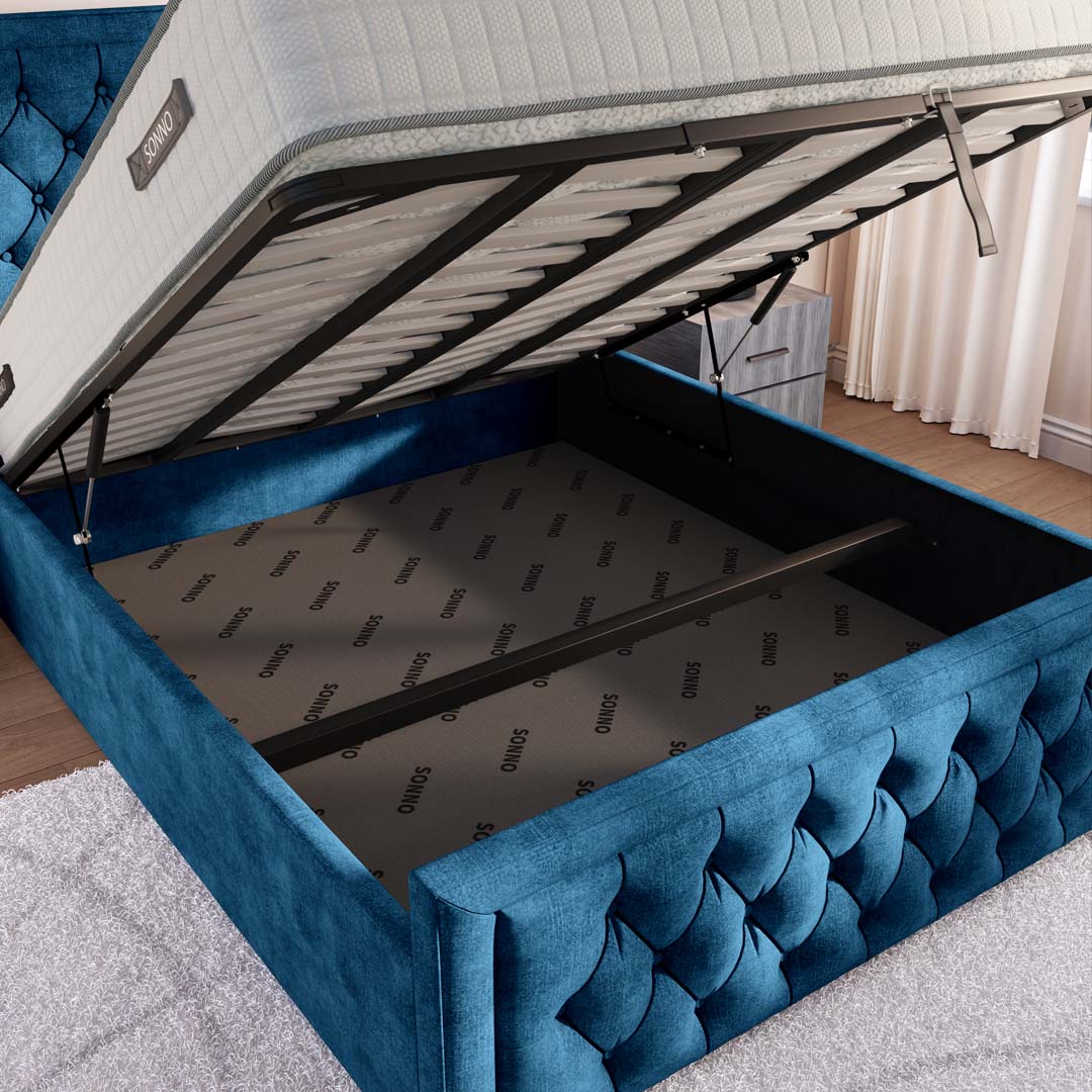 Valencia Upholstered Ottoman Bed