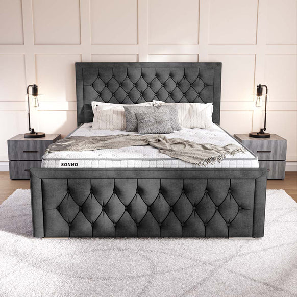 Valencia Upholstered Ottoman Bed