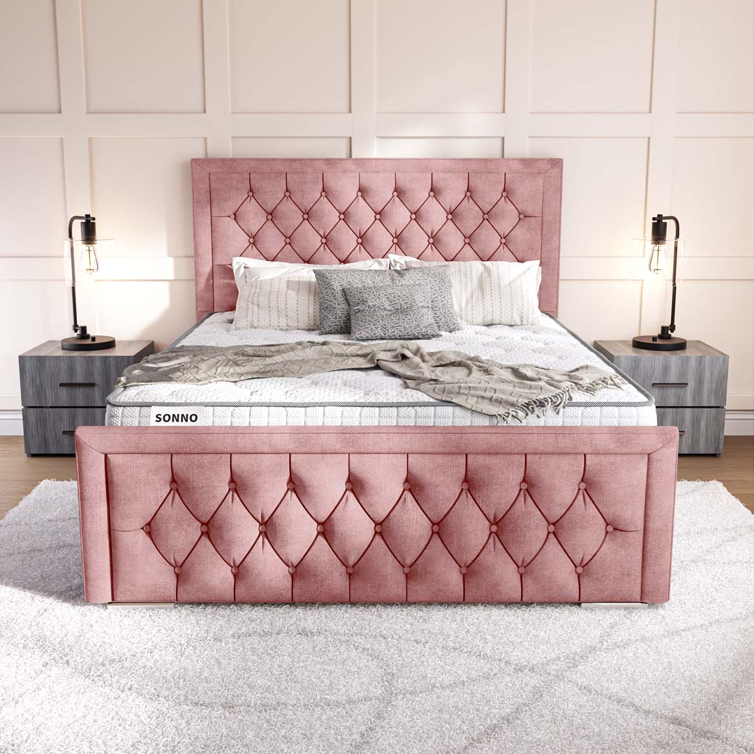 Valencia Upholstered Ottoman Bed