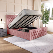 Valencia Upholstered Ottoman Bed